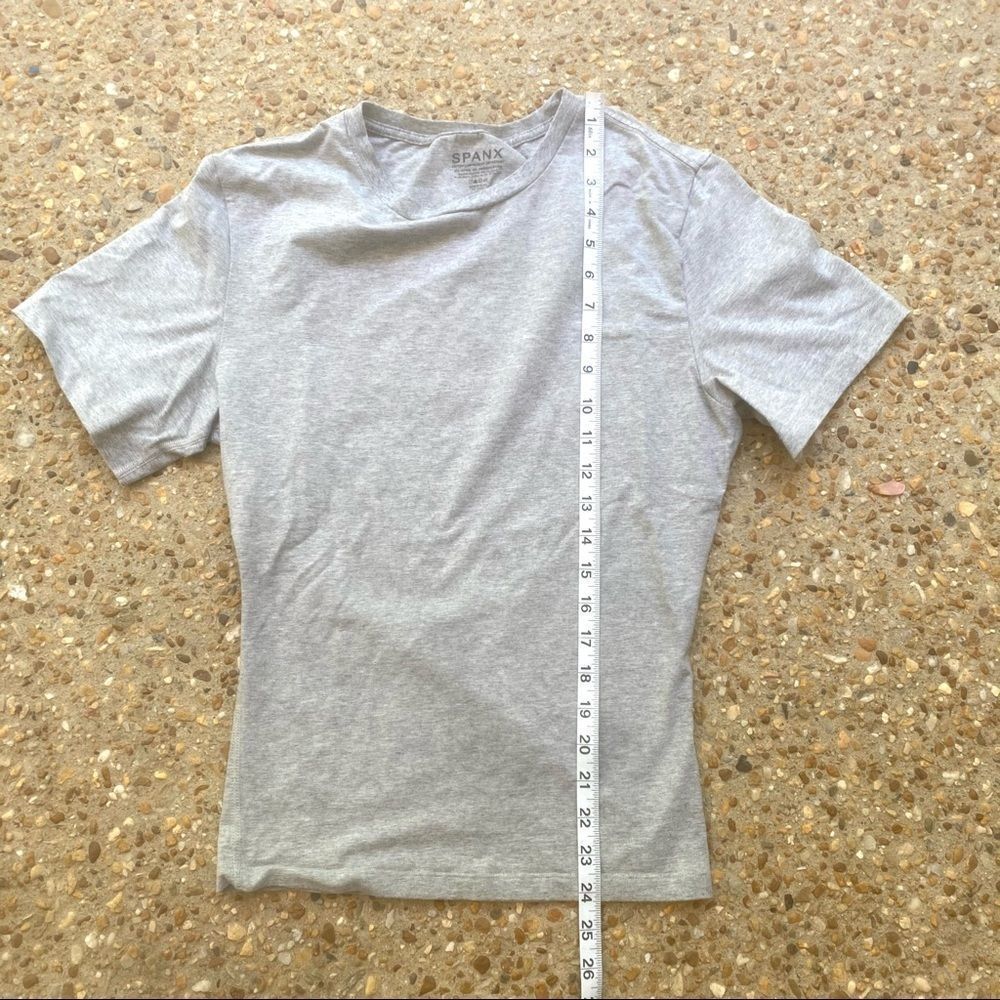 Spanx Cotton Compression Gray Undershirt Size L - image 3